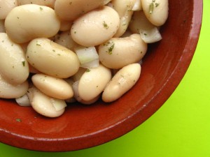 white bean salad